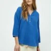 Minus Hemma 3/4 Sleeve- Blusa - Regatta Blue