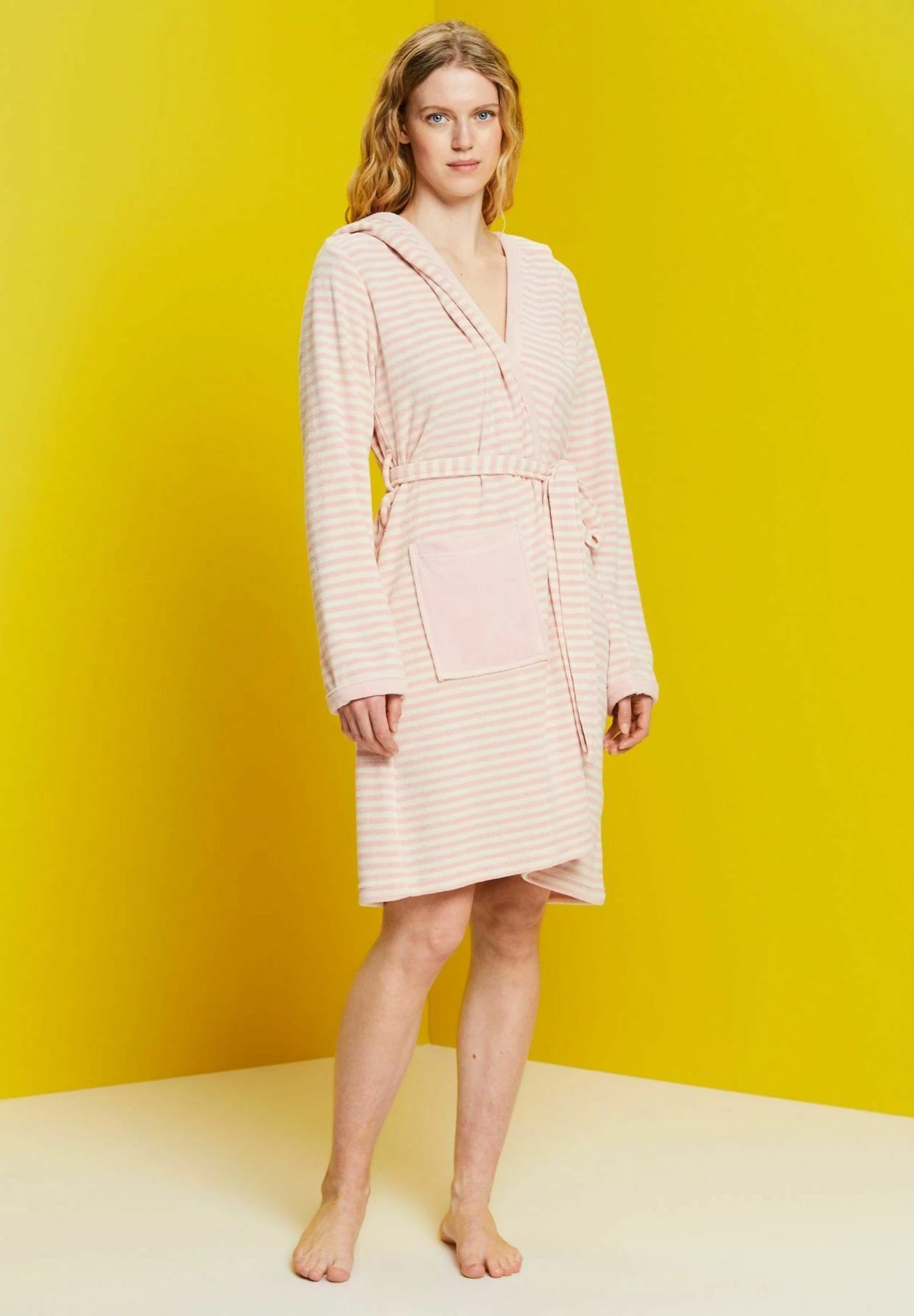 ESPRIT Fashion Bathrobe - Albornoz - Rose - Imagen 3