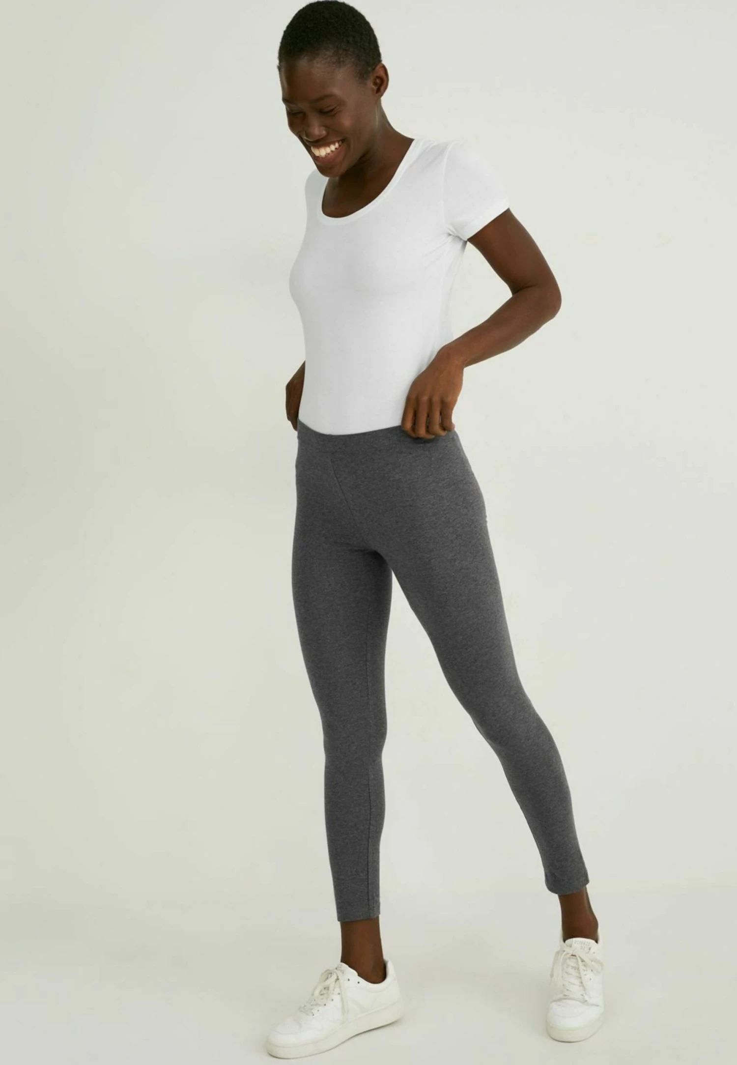 2 Pack - Leggings - Gray-Melange - Imagen 2