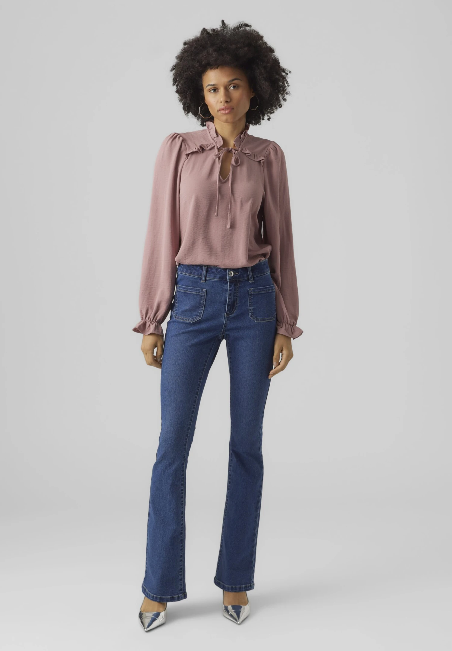 Vero Moda Mit Langen Ärmeln - Blusa - Nostalgia Rose - Imagen 2
