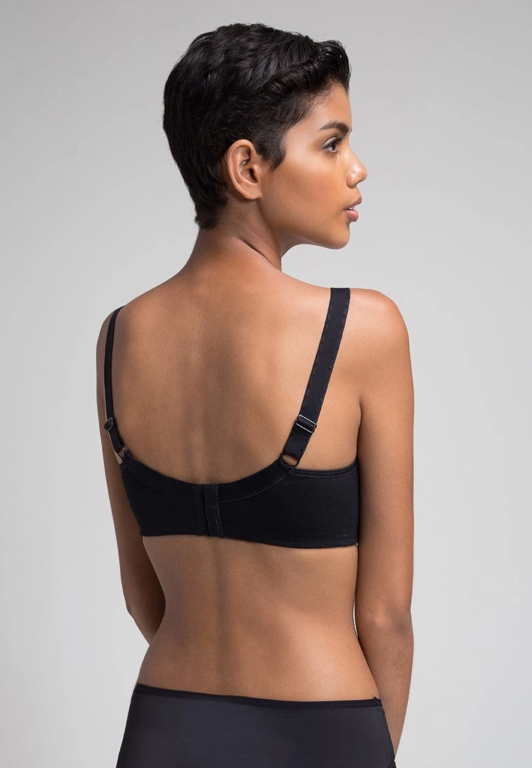 Tallas Fuertes Laminado Con Copa C - Sujetador Con Aros - Negr - Imagen 2