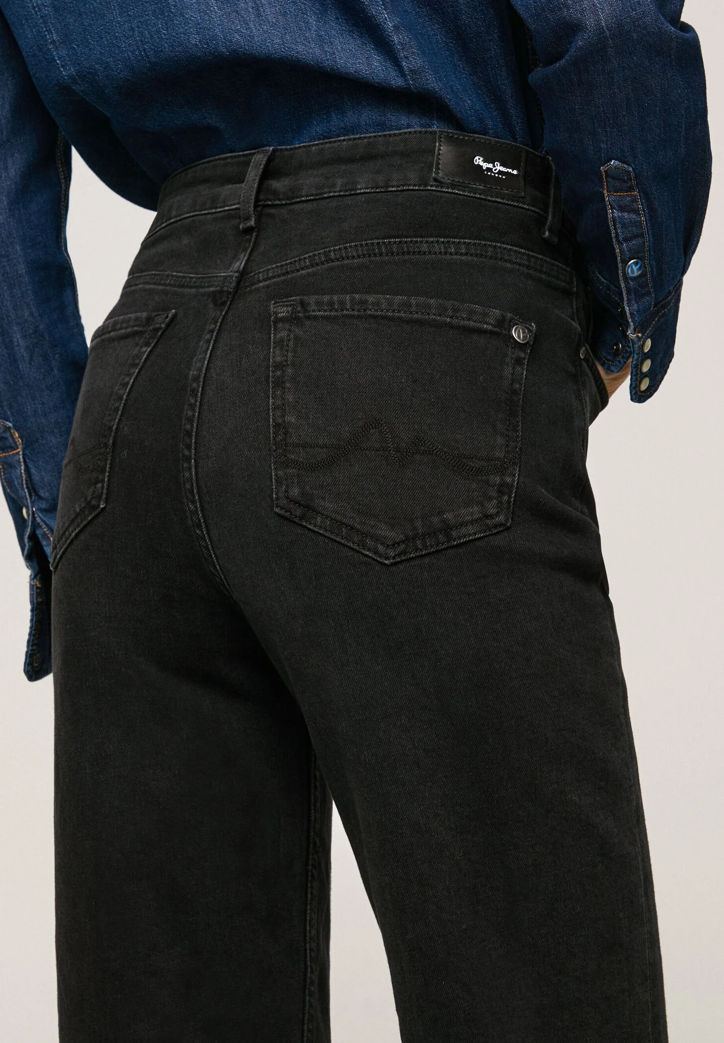 Pepe Jeans Lexa Sky - Vaqueros Rectos - Denim - Imagen 5