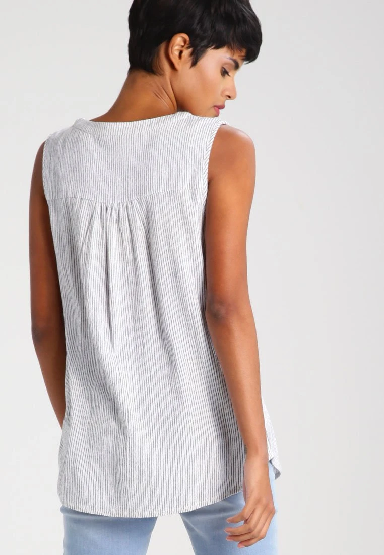 Kaffe Amber Striped - Blusa - Chalk - Imagen 3