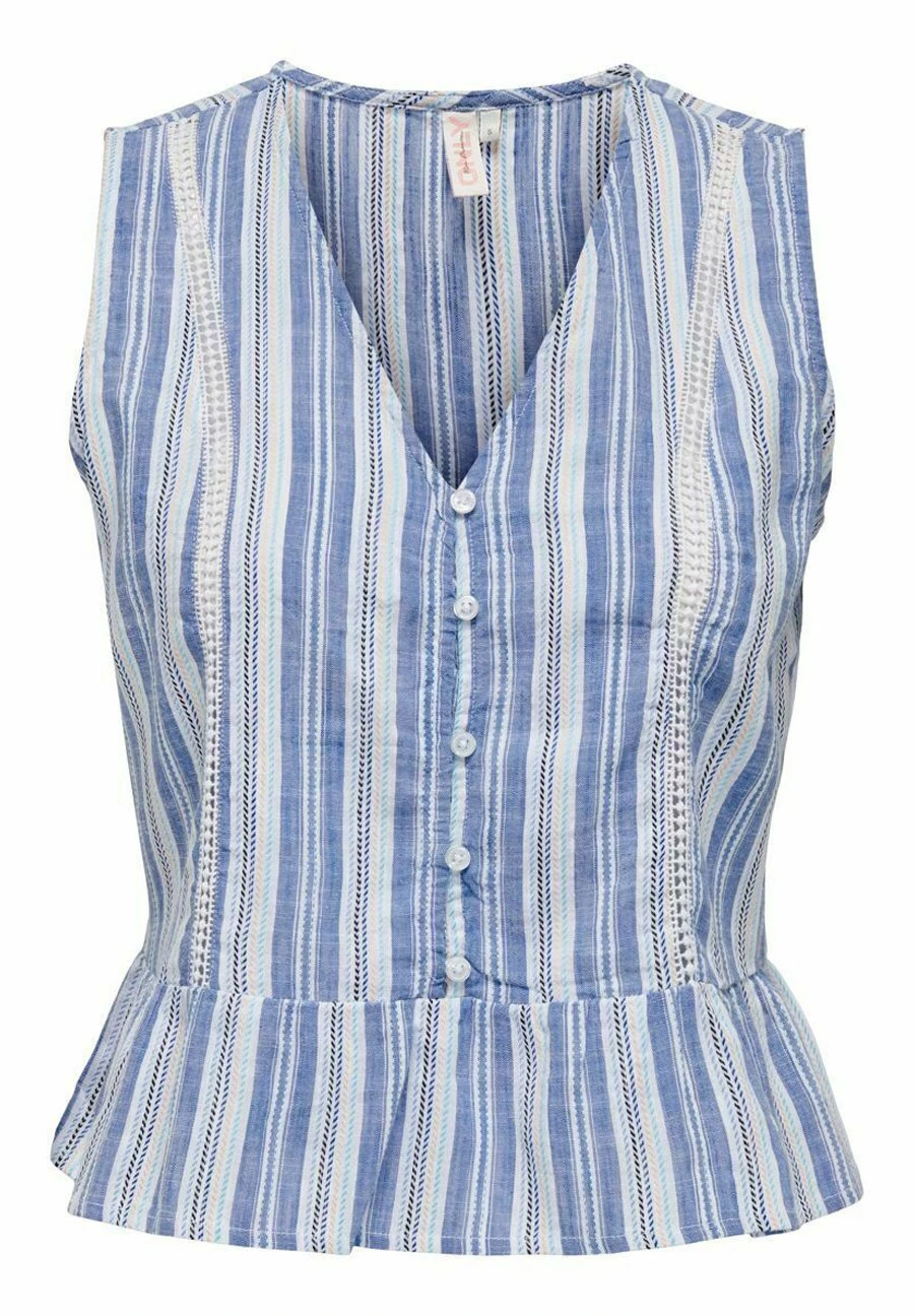 ONLY Ärmel Gestreiftes - Blusa - Clear Sky - Imagen 6