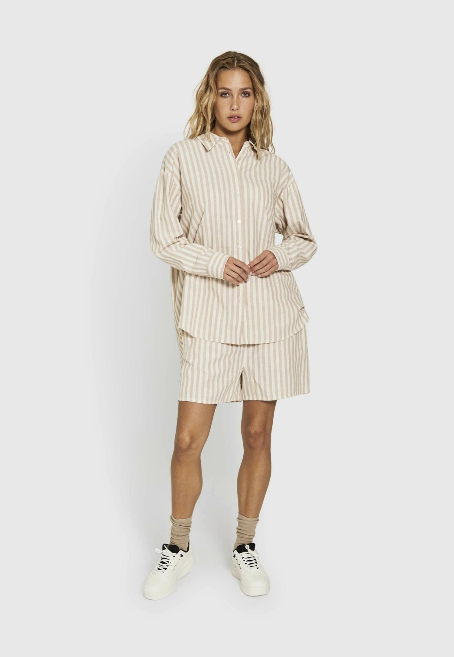 Cenda - Camisa - Beige Stripe - Imagen 2