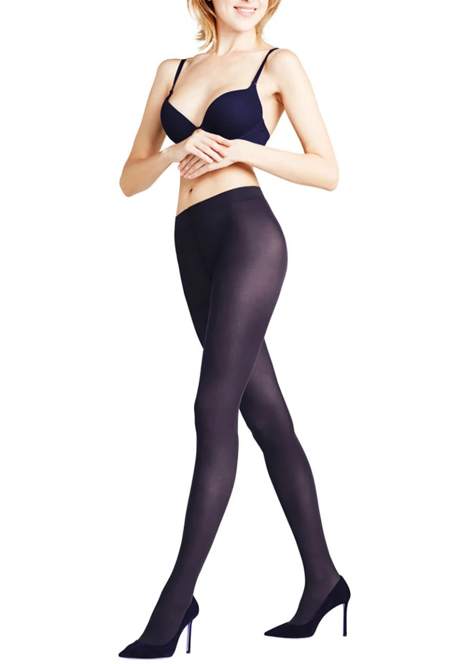 Falke Matt Deluxe 30 Denier Transparent Matt - Medias - Marine - Imagen 2