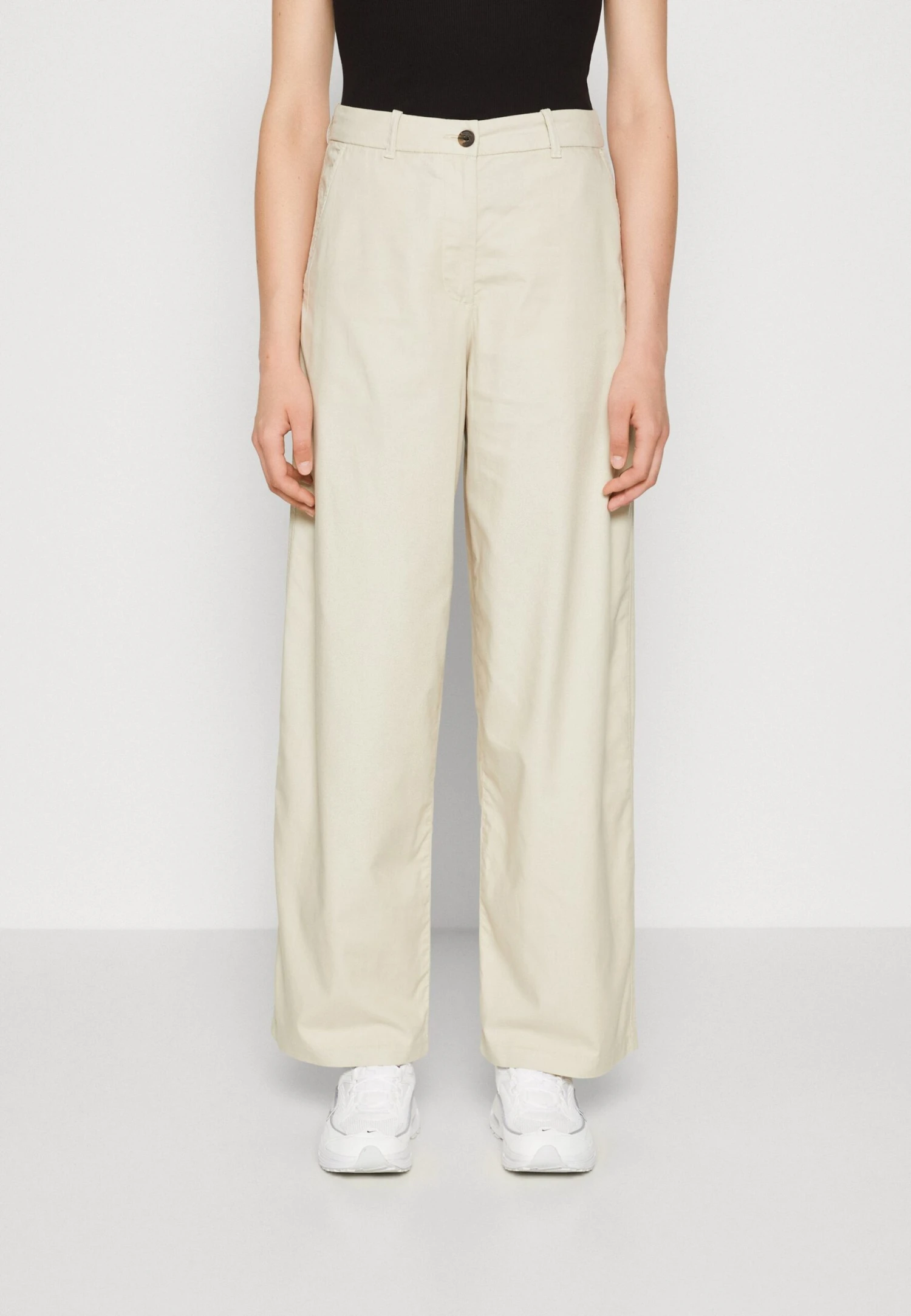 WEEKDAY Elio - Pantalones - Beige Dusty Light