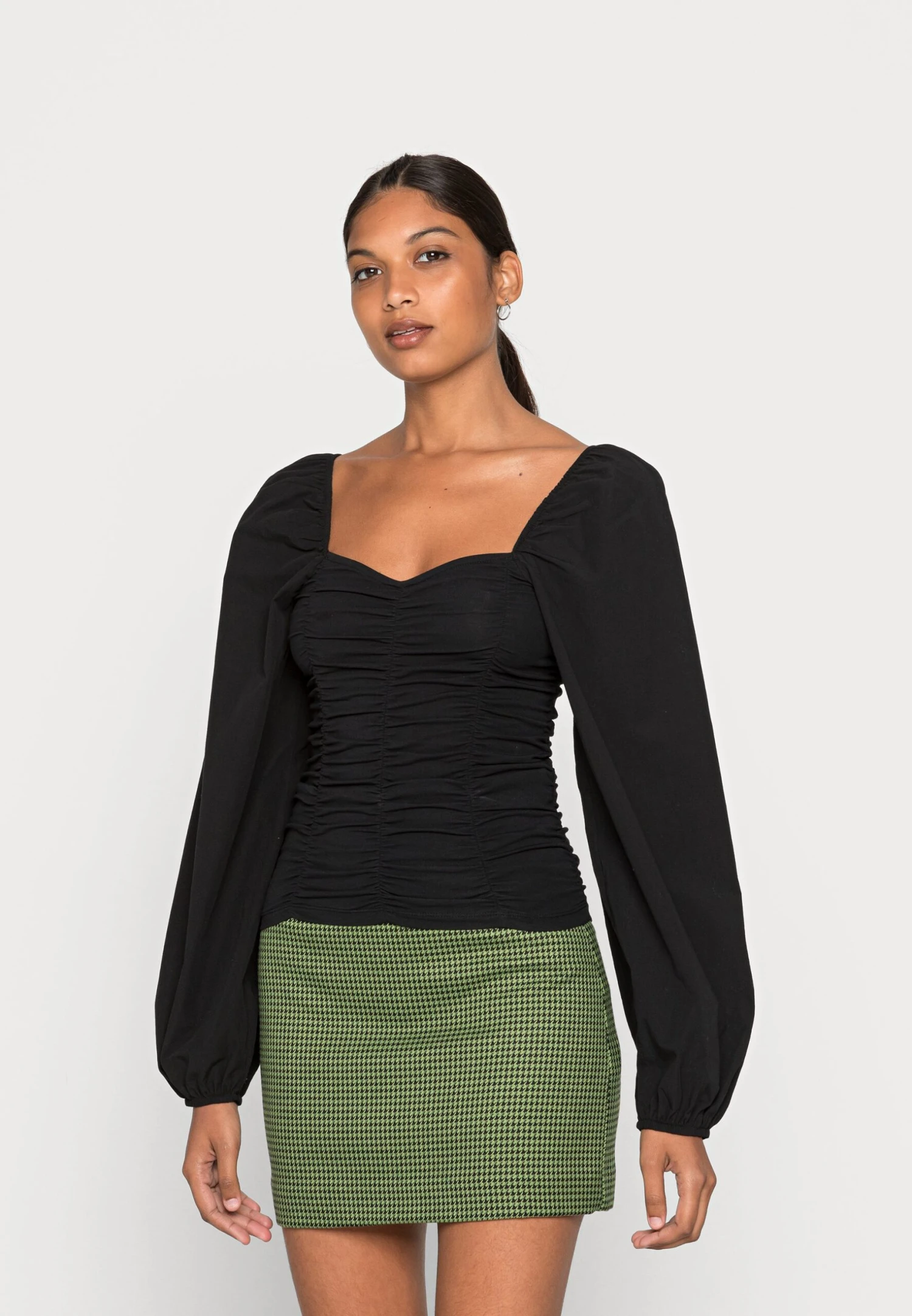 Pieces Pcmalysia- Blusa - Black