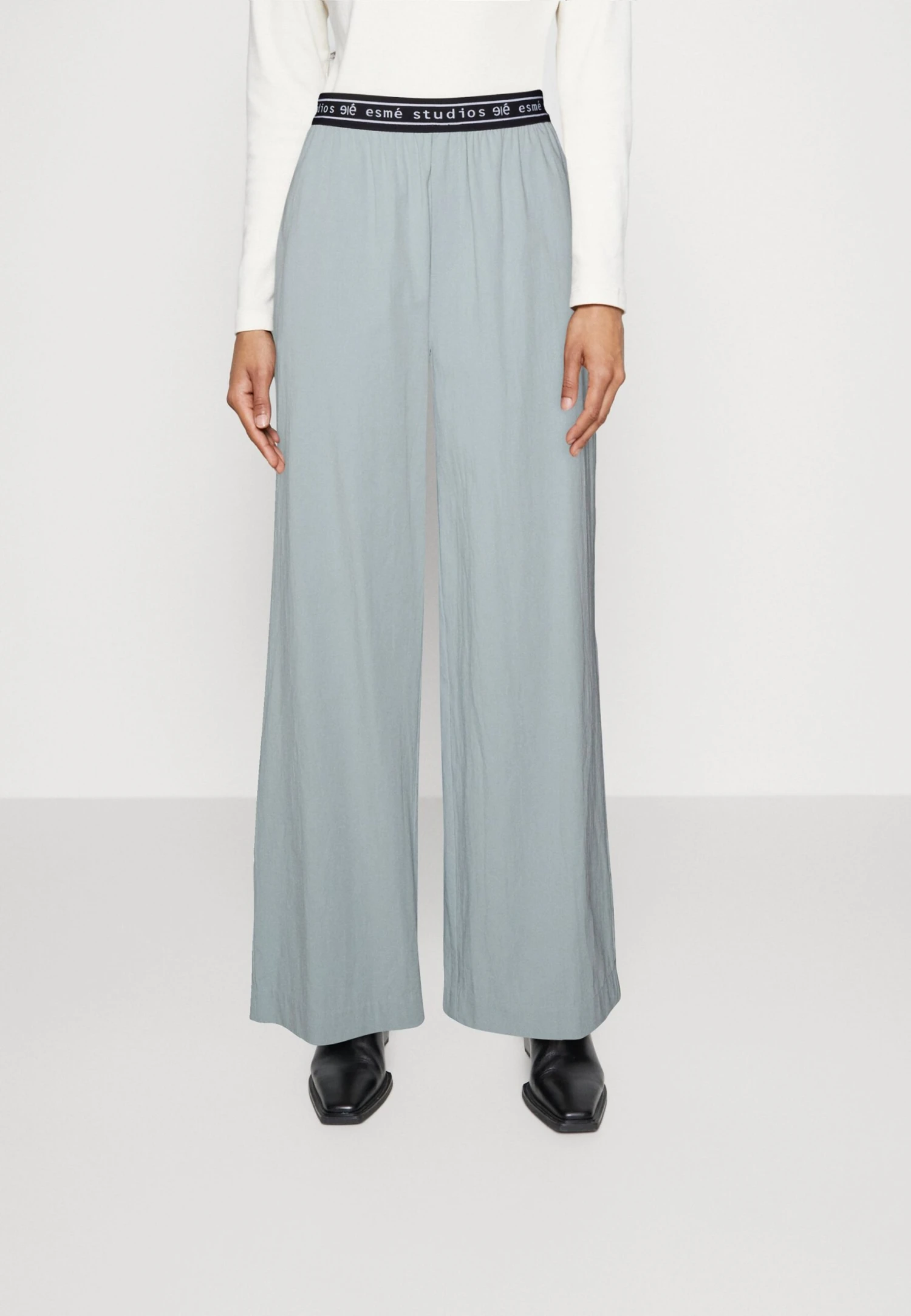 Esmé Studios Ruby Pants - Pantalones - Blue Fog