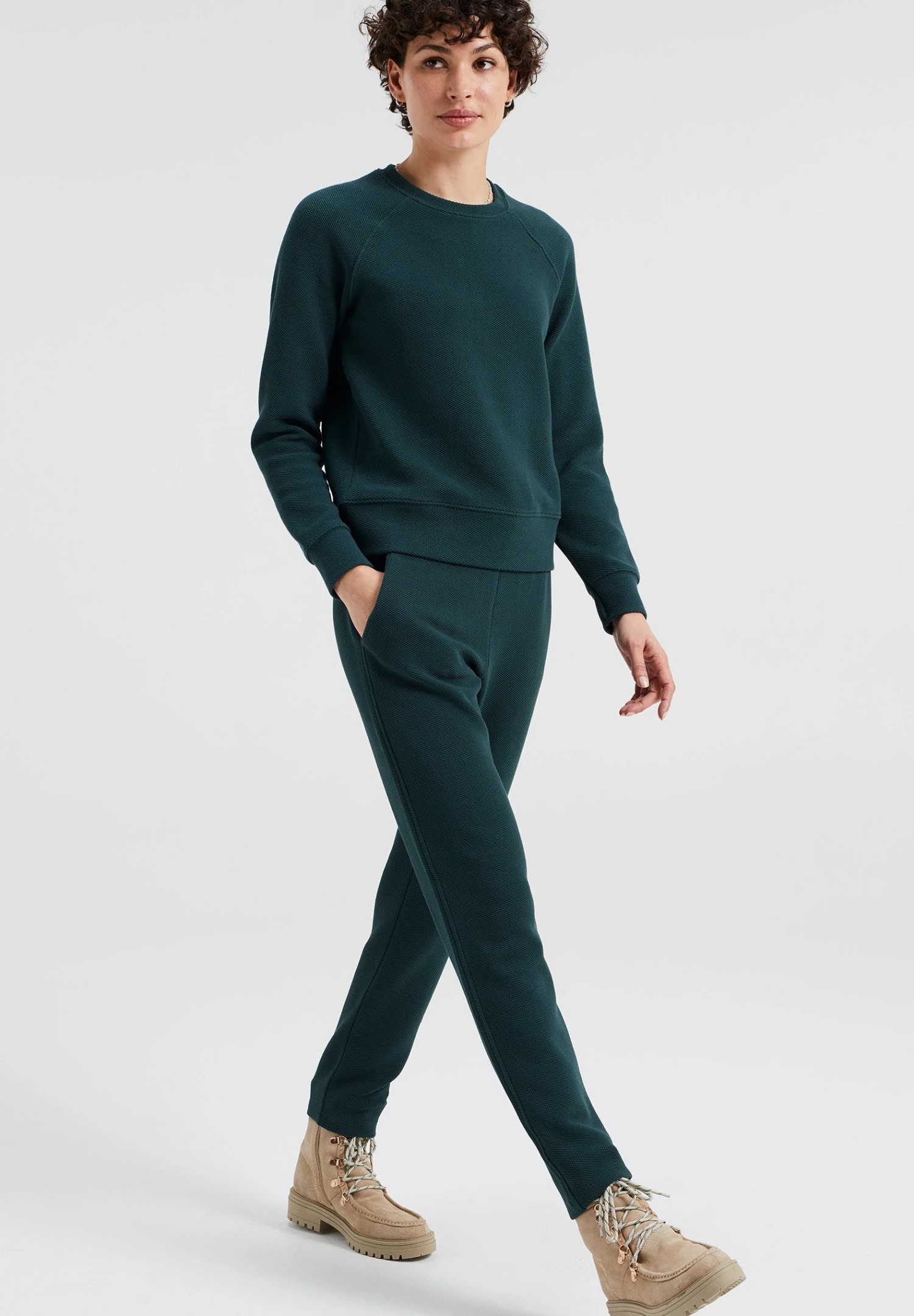 WE FASHION Slim Fit - Pantalones Deportivos - Green - Imagen 2