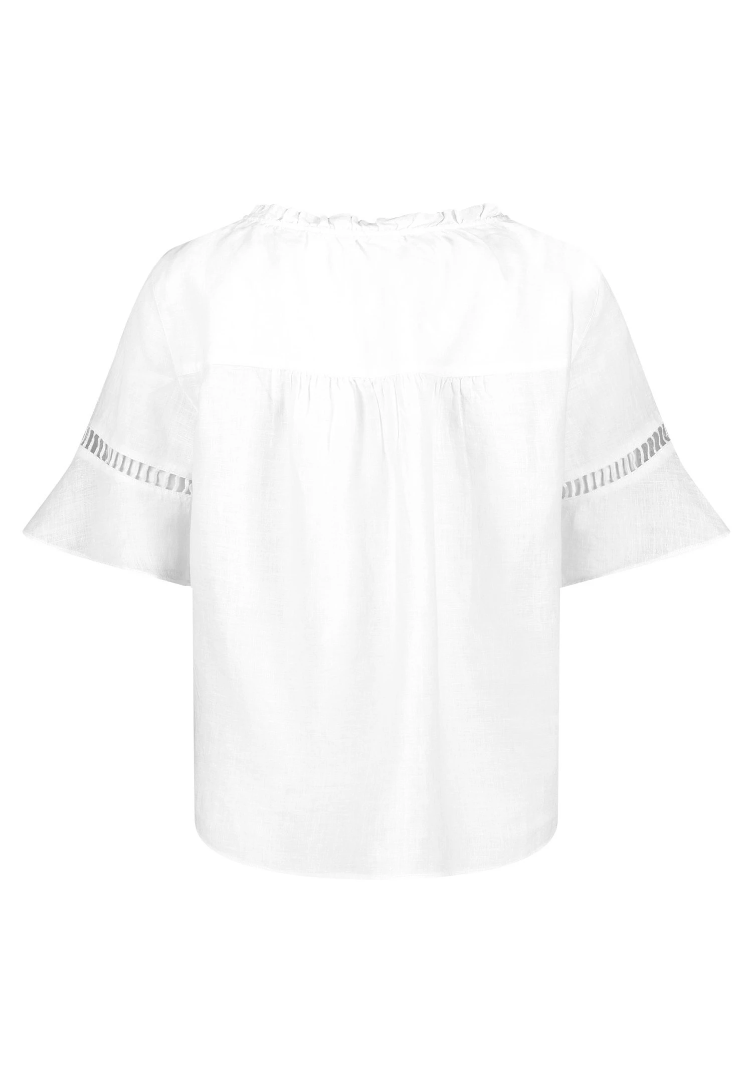 Gerry Weber Kurzarm Halbarm AusMit Trompetenä - Blusa - Weiß Weiß - Imagen 6