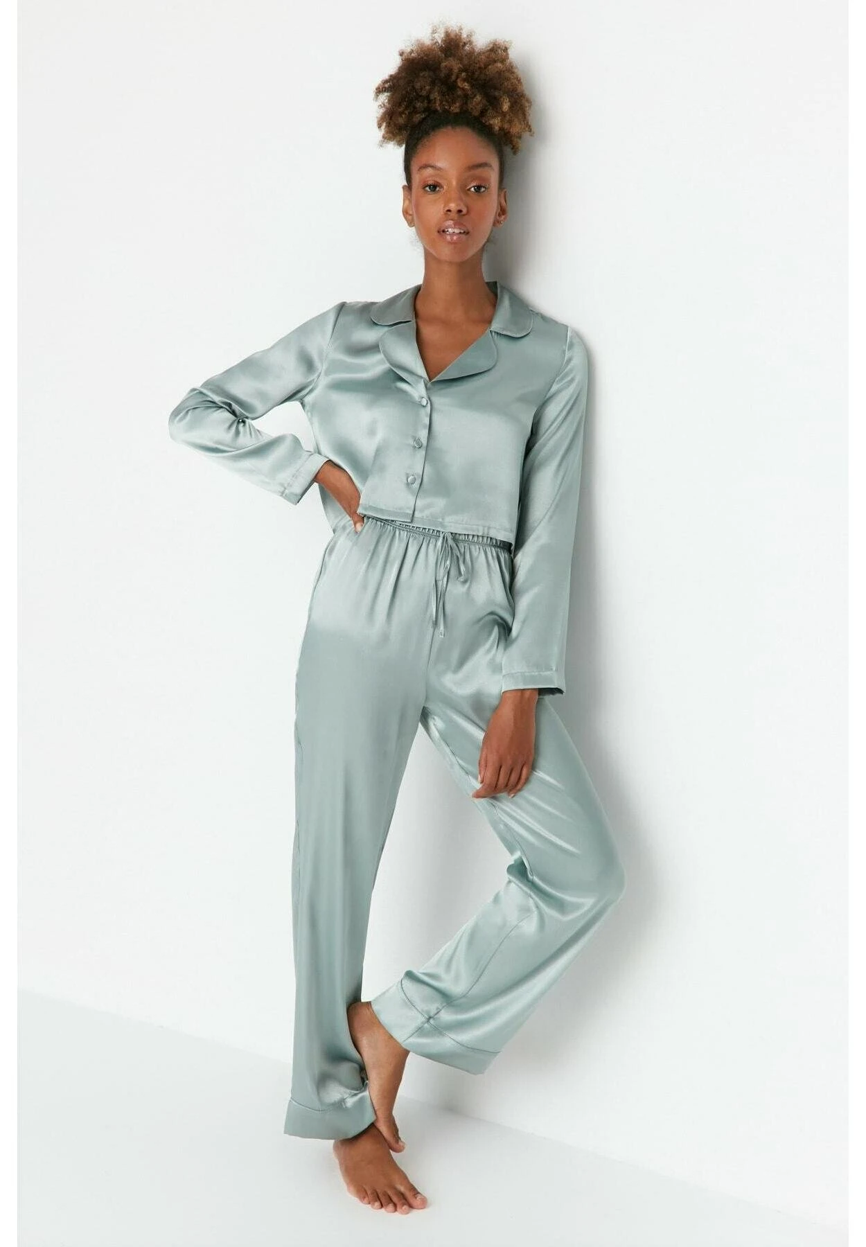 Trendyol Set - Pijama - Gray - Imagen 5