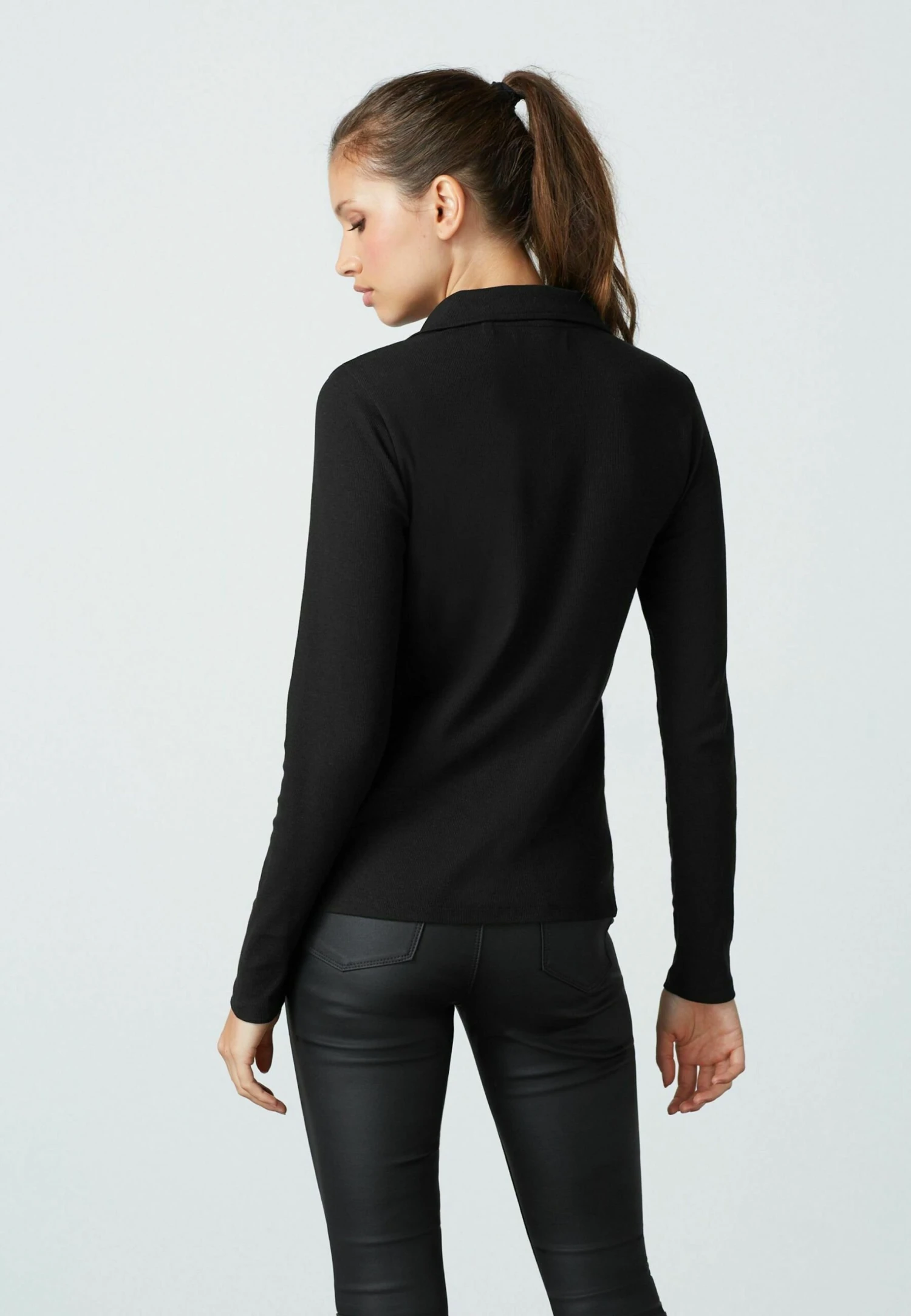 Next Biker Petite - Pantalones - Black - Imagen 2