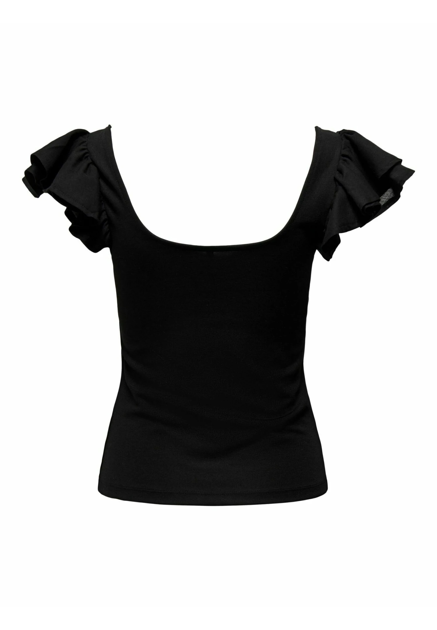 ONLY Mit Kurzen Ärmeln Gerüschtes - Blusa - Black - Imagen 2
