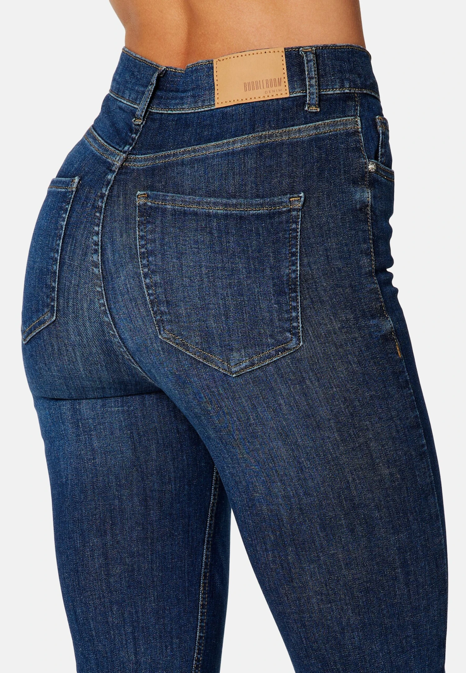 Giselle - Vaqueros Pitillo - Dark Blue Denim - Imagen 4