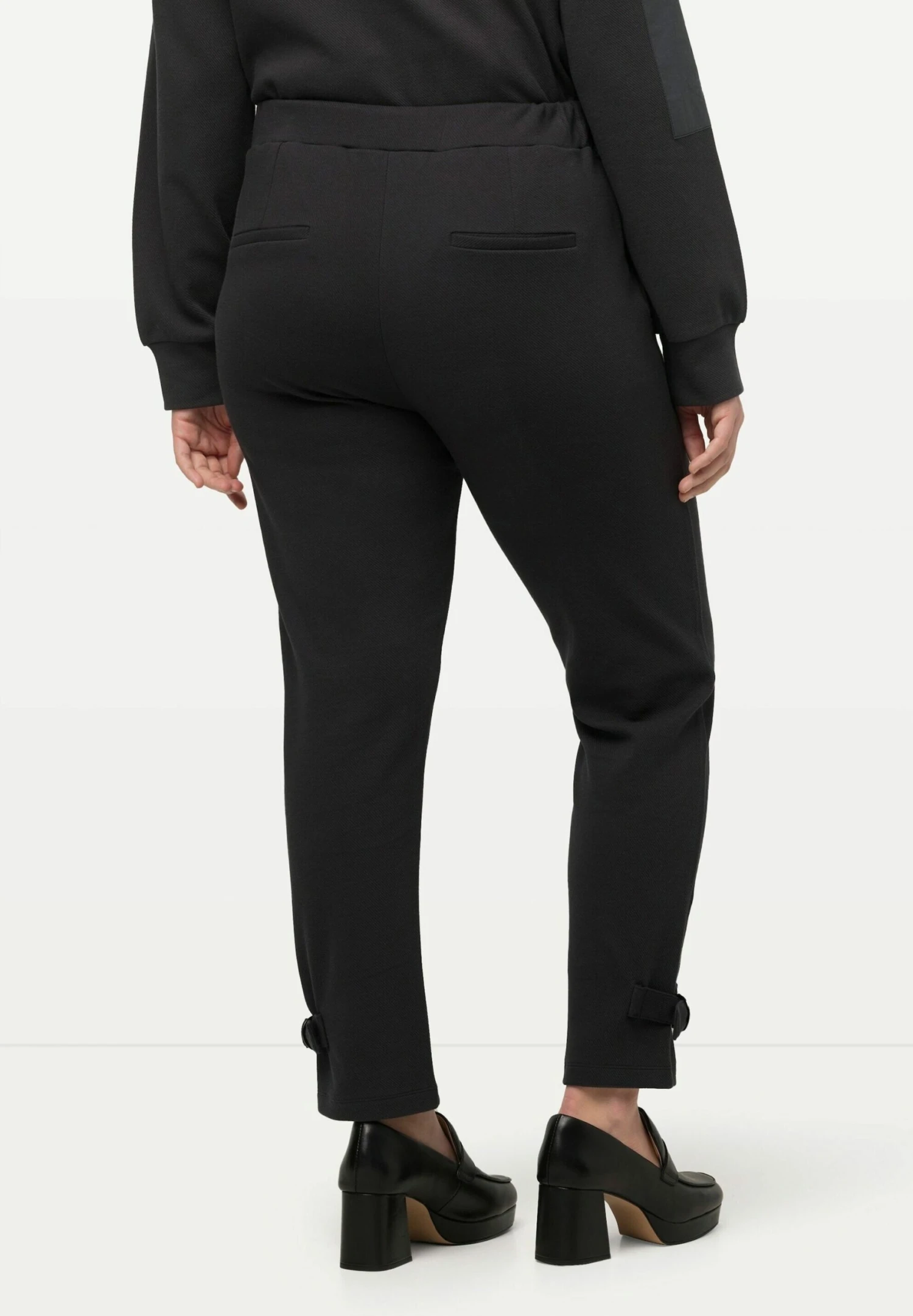 Ulla Popken Elastikbund Bindegürtel - Pantalones - Asphaltgrau - Imagen 3