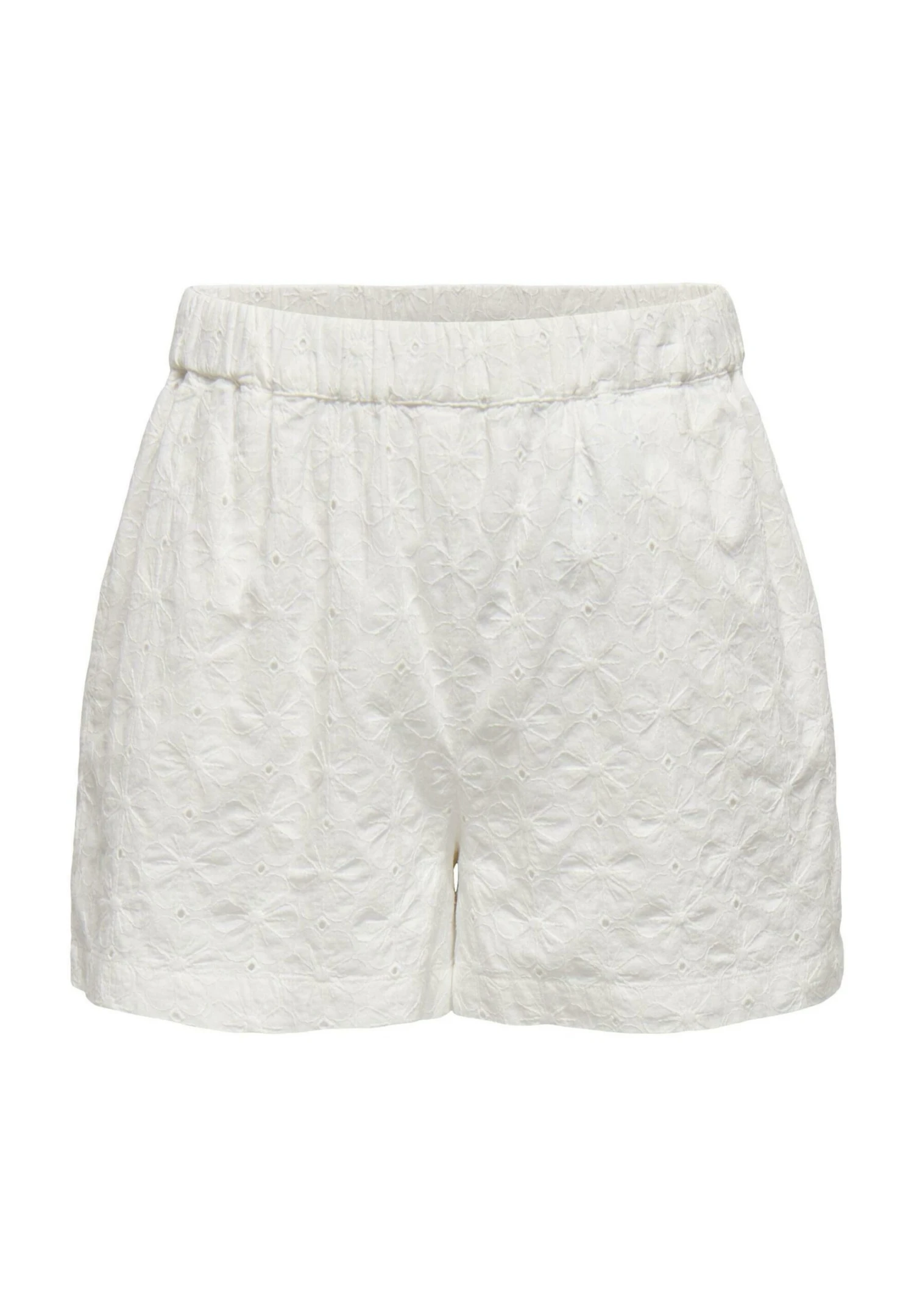 ONLY Onlsherry Emb Wvn - Shorts - Cloud Dancer - Imagen 3