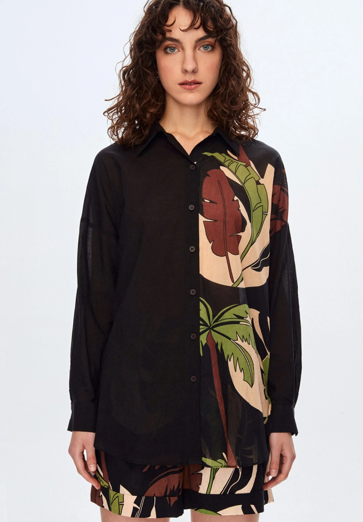 Samia - Camisa - Printed Green