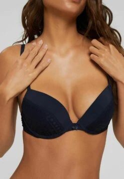 ESPRIT Modern Classic Push Up Bra - Sujetador Push-Up - Navy