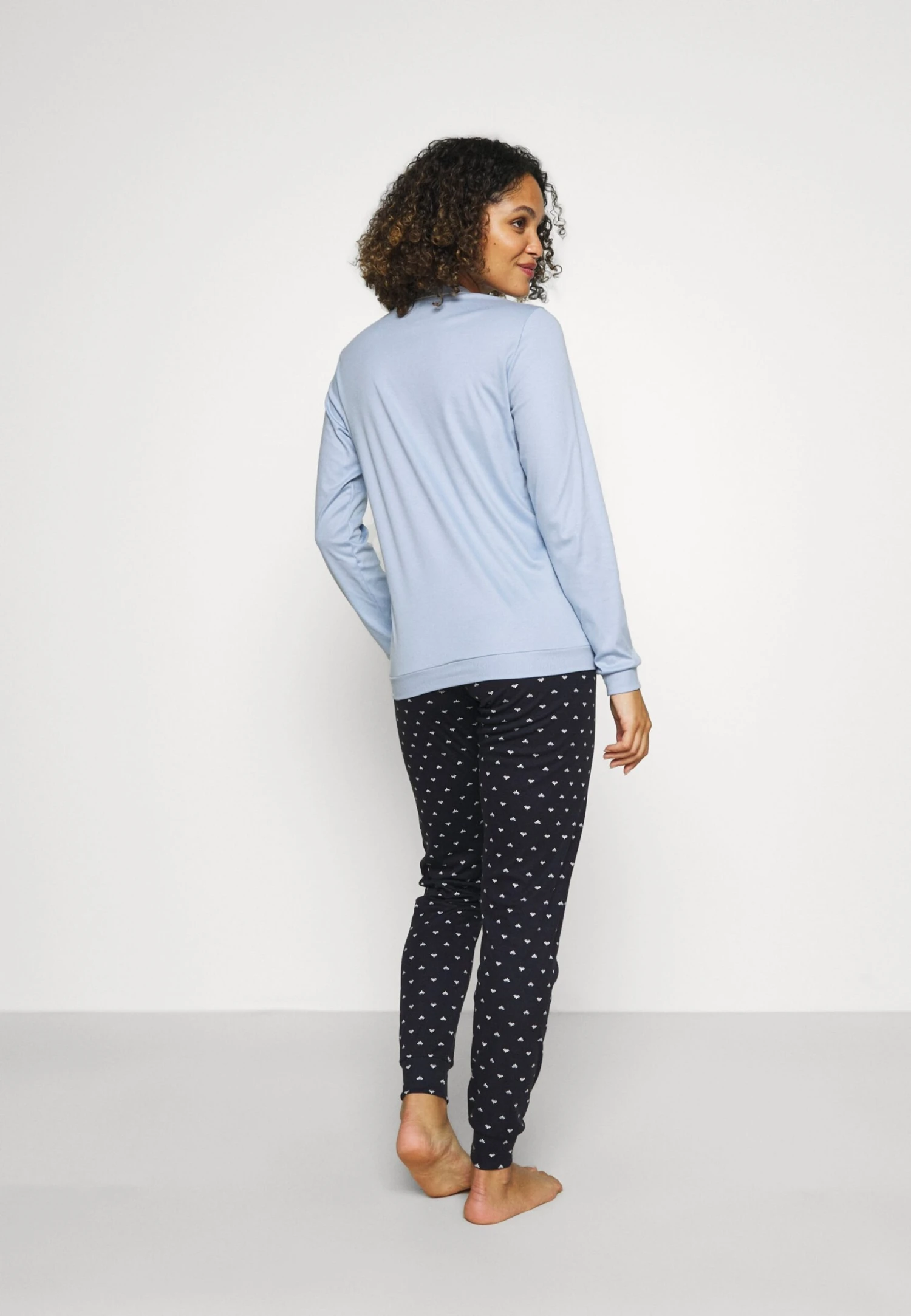 Calida Night Lovers Mit Bündchen Set - Pijama - Dark Lapis Blue - Imagen 3