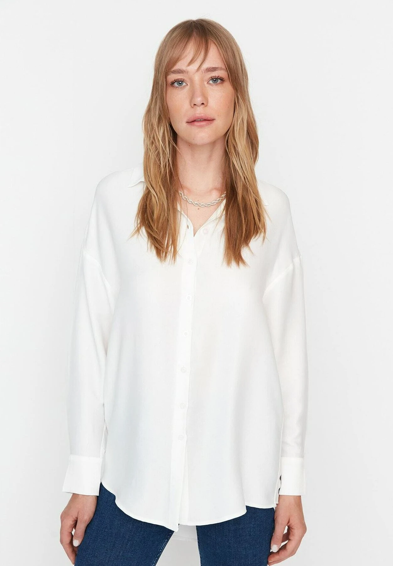 Trendyol Camisa - Ecru - Imagen 3