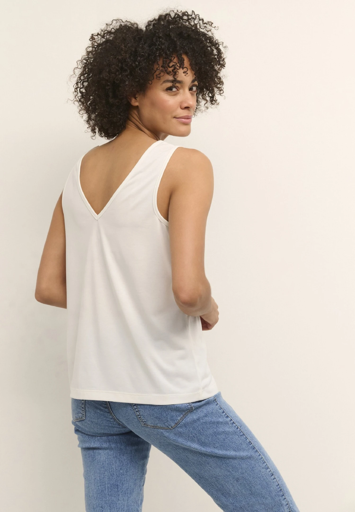 Kaffe Blusa - Chalk - Imagen 3