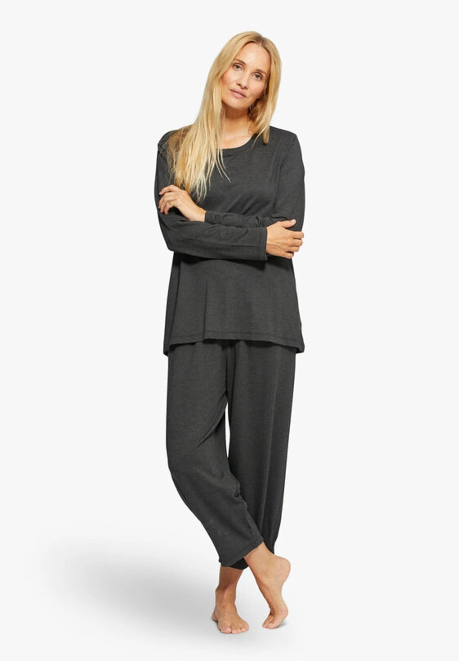 Masai Maberta - Camiseta De Pijama - Dark Grey Melange - Imagen 2