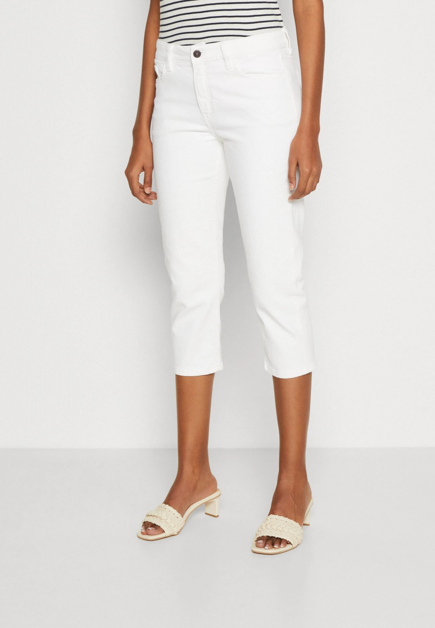 ESPRIT Capri - Vaqueros Pitillo - White