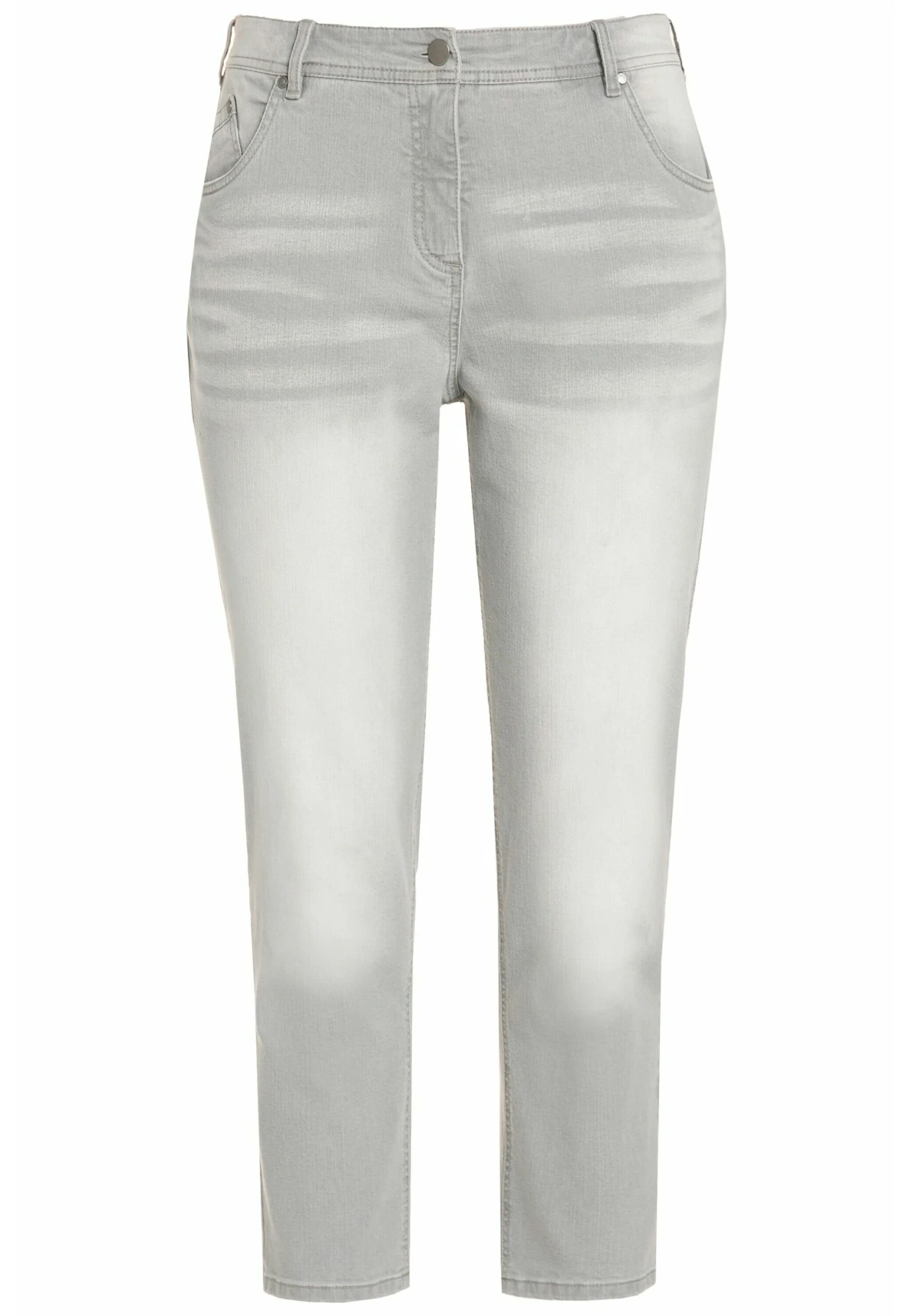 Ulla Popken Avec Imprimé Intérieur - Vaqueros Slim Fit - Gris Beige - Imagen 5