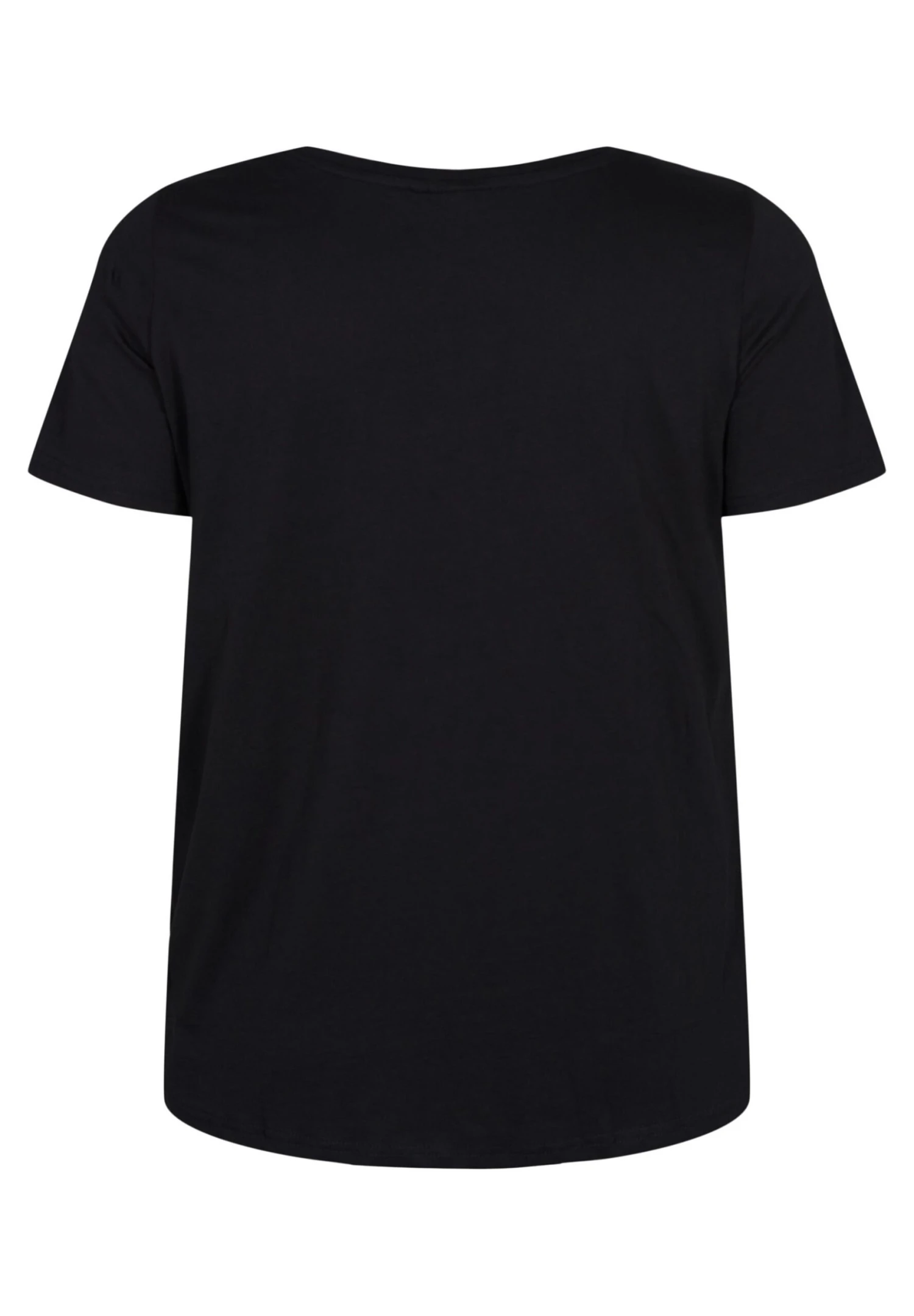 Zizzi Aus Mit Print - Camiseta De Pijama - Black W Be - Imagen 4