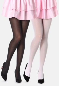 2 Pack - Medias - Black/White