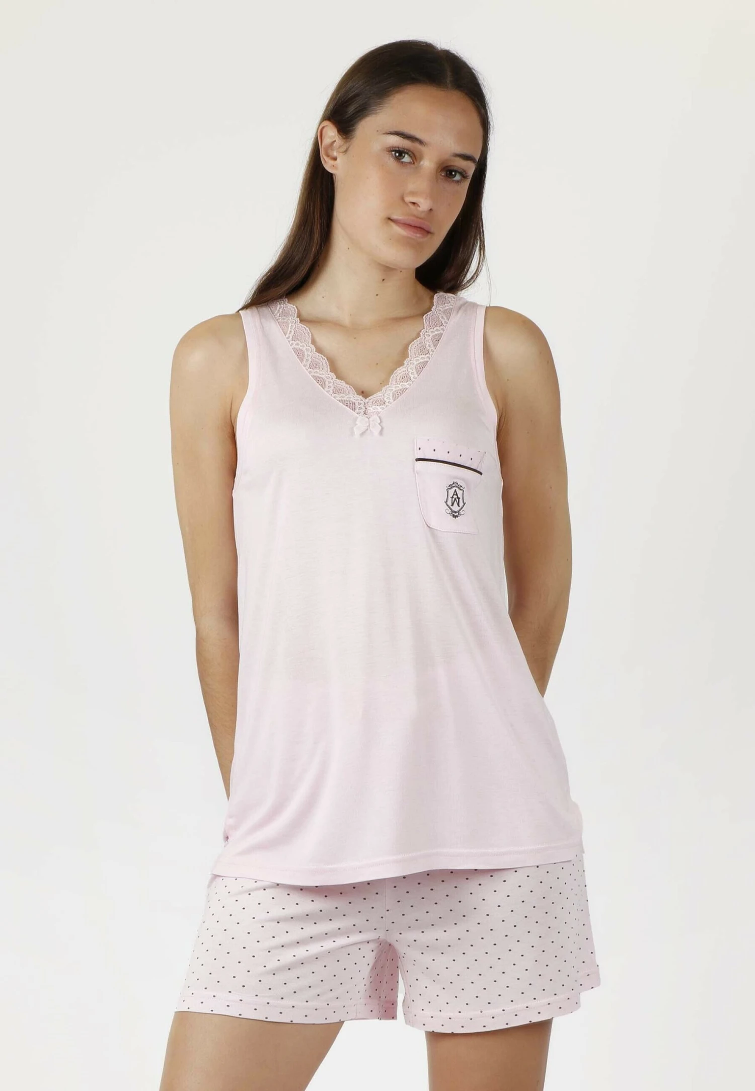Set Classic Sin Mangas Soft Secret Para - Pijama - Rosa