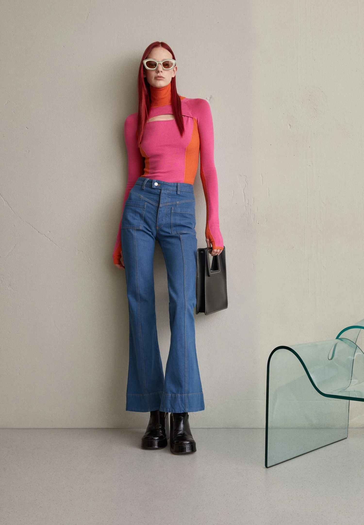 Miista Ildico Jeans - Vaqueros A Campana - Indigo - Imagen 2