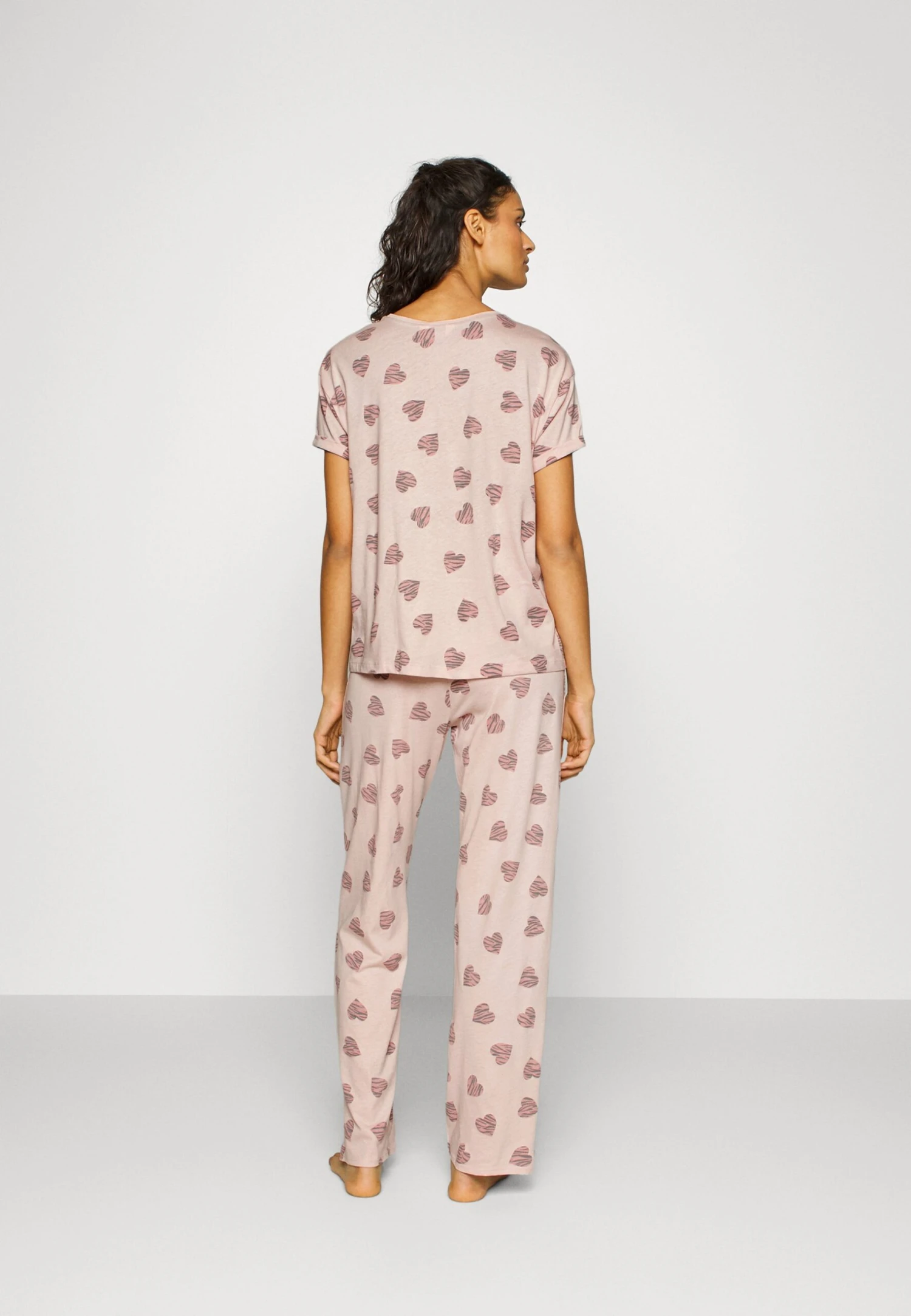 Marks & Spencer Heart Print - Pijama - Pink - Imagen 3