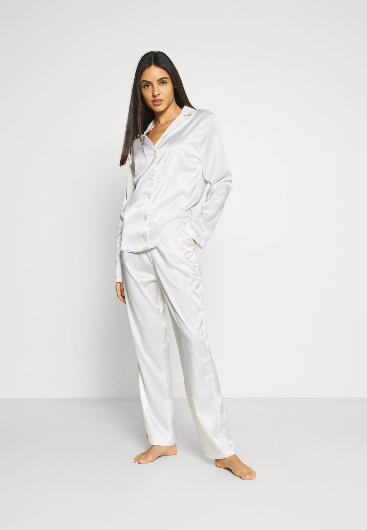 OW Collection Skye Pant And Shirt Set - Pijama - White - Imagen 2