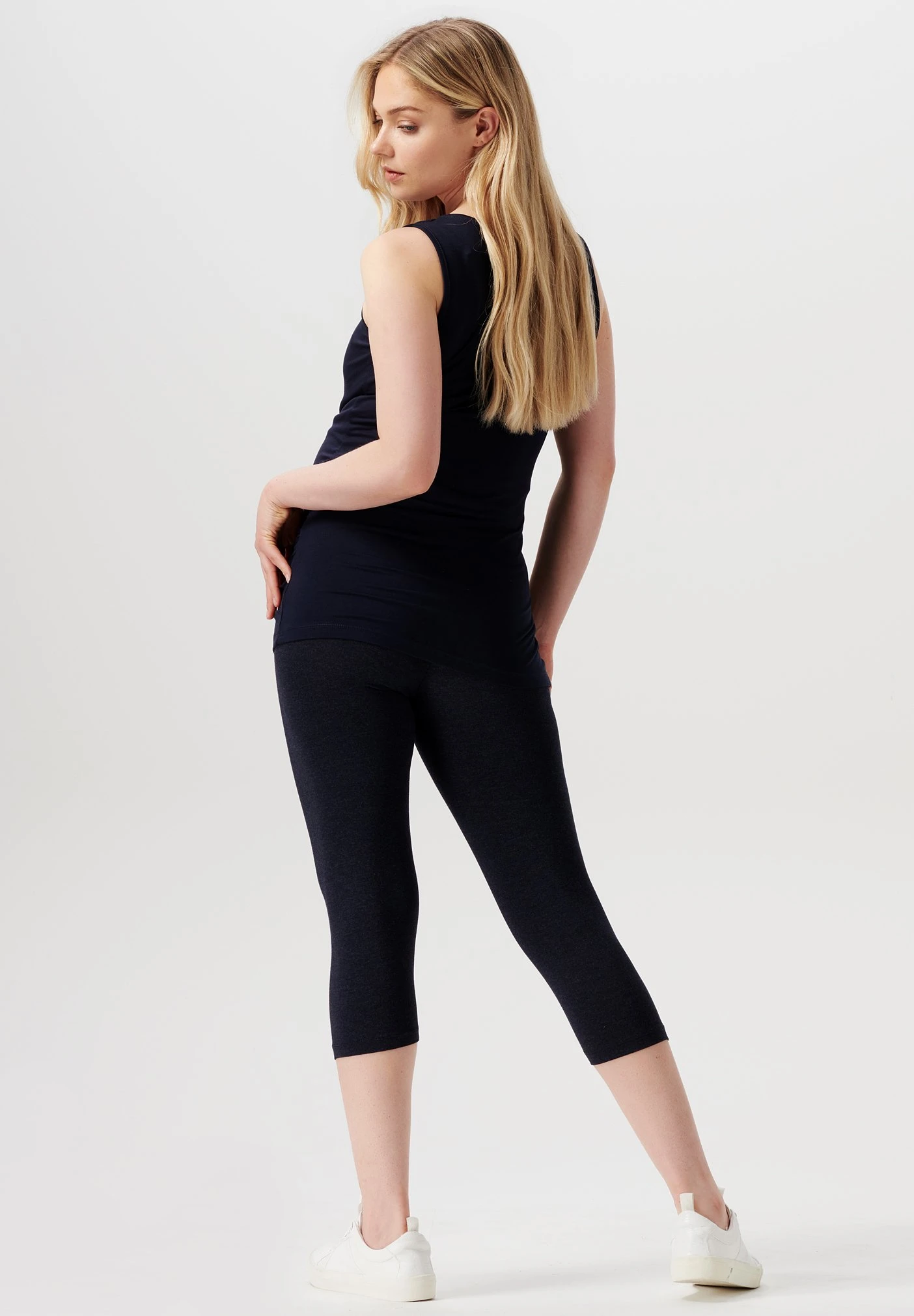 Over The Belly Capri - Leggings - Night Sky Blue - Imagen 3