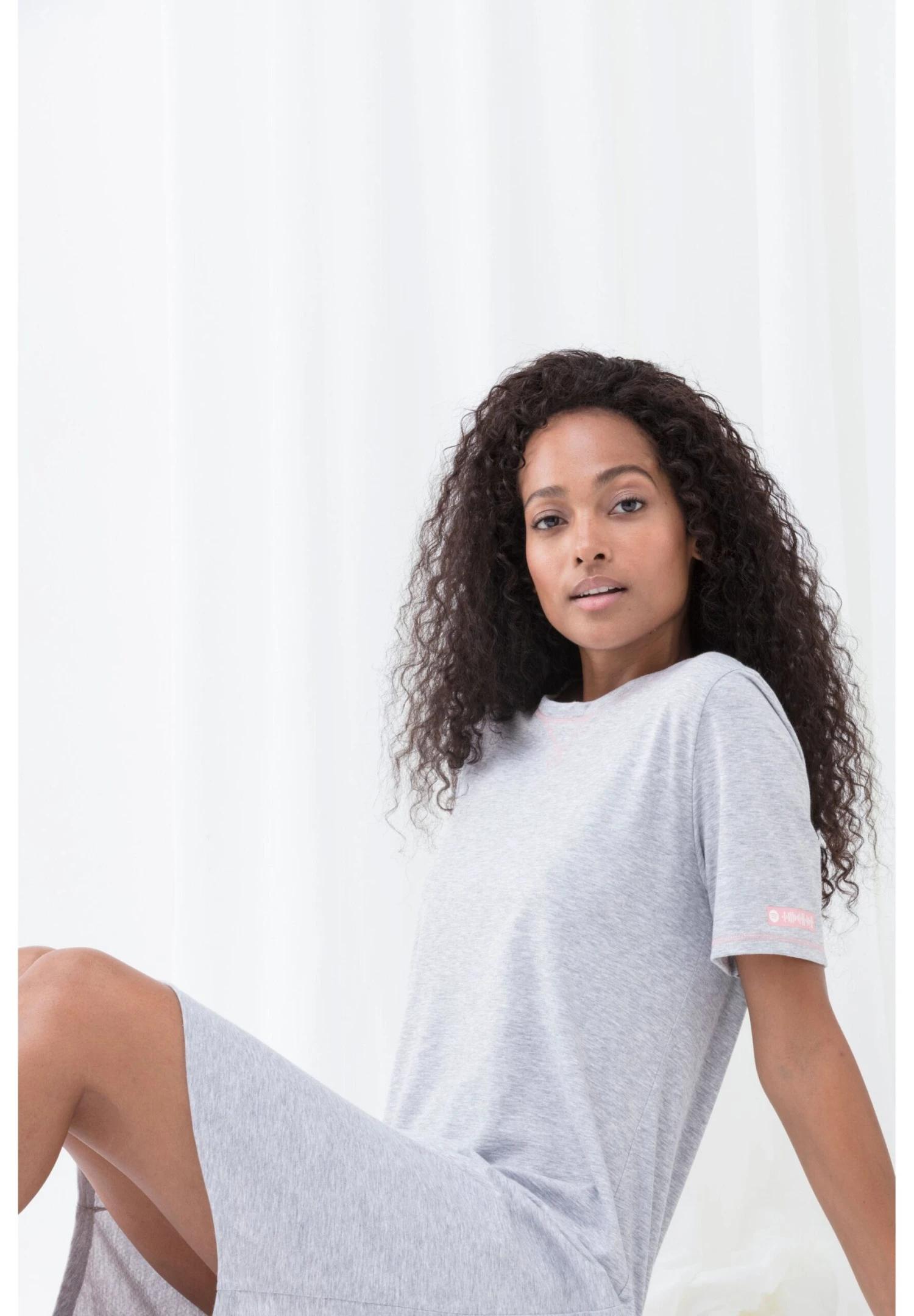 MEY Zzzleepwear - Camisón - Stone Grey Melange - Imagen 4