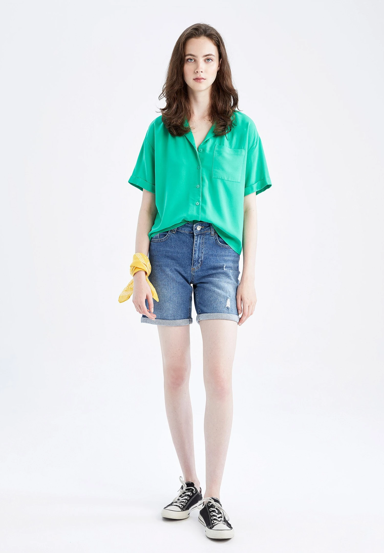 DeFacto Pixxie - Shorts Vaqueros - Blue - Imagen 2