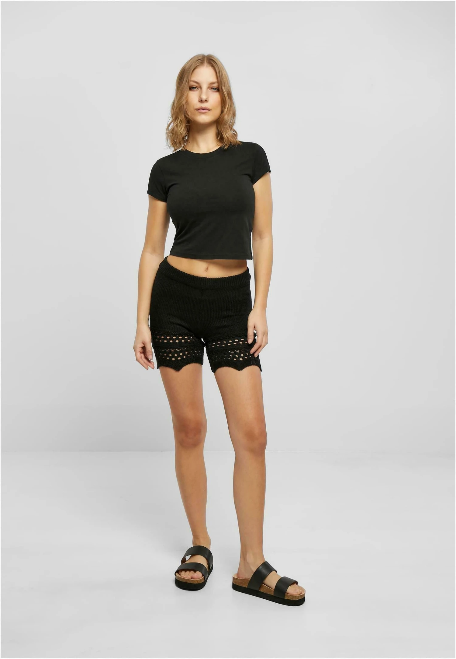 URBAN CLASSICS Shorts - Black - Imagen 2