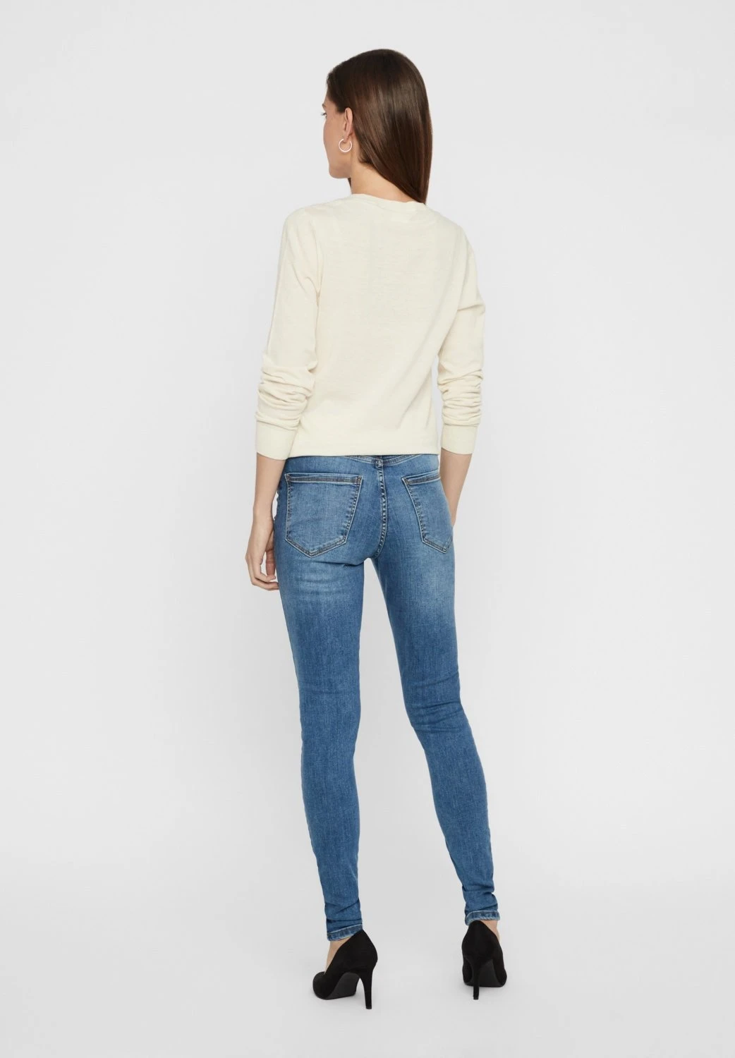 Vero Moda Vmsophia Skinny- Vaqueros Pitillo - Light Blue Denim - Imagen 2