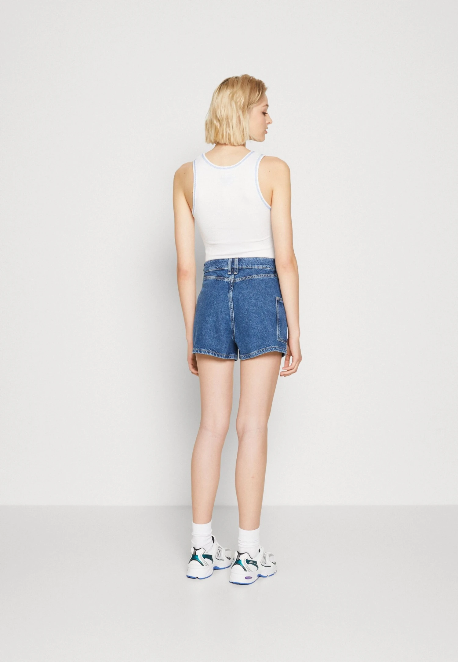 Even&Odd Minifalda - Blue Denim - Imagen 3