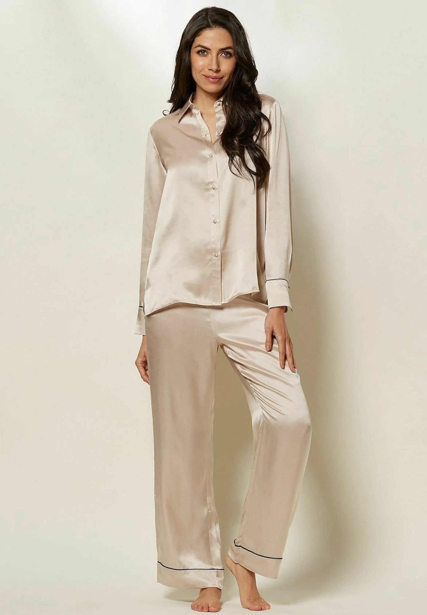 Yamamay Modern - Camiseta De Pijama - Mandorla - Imagen 2