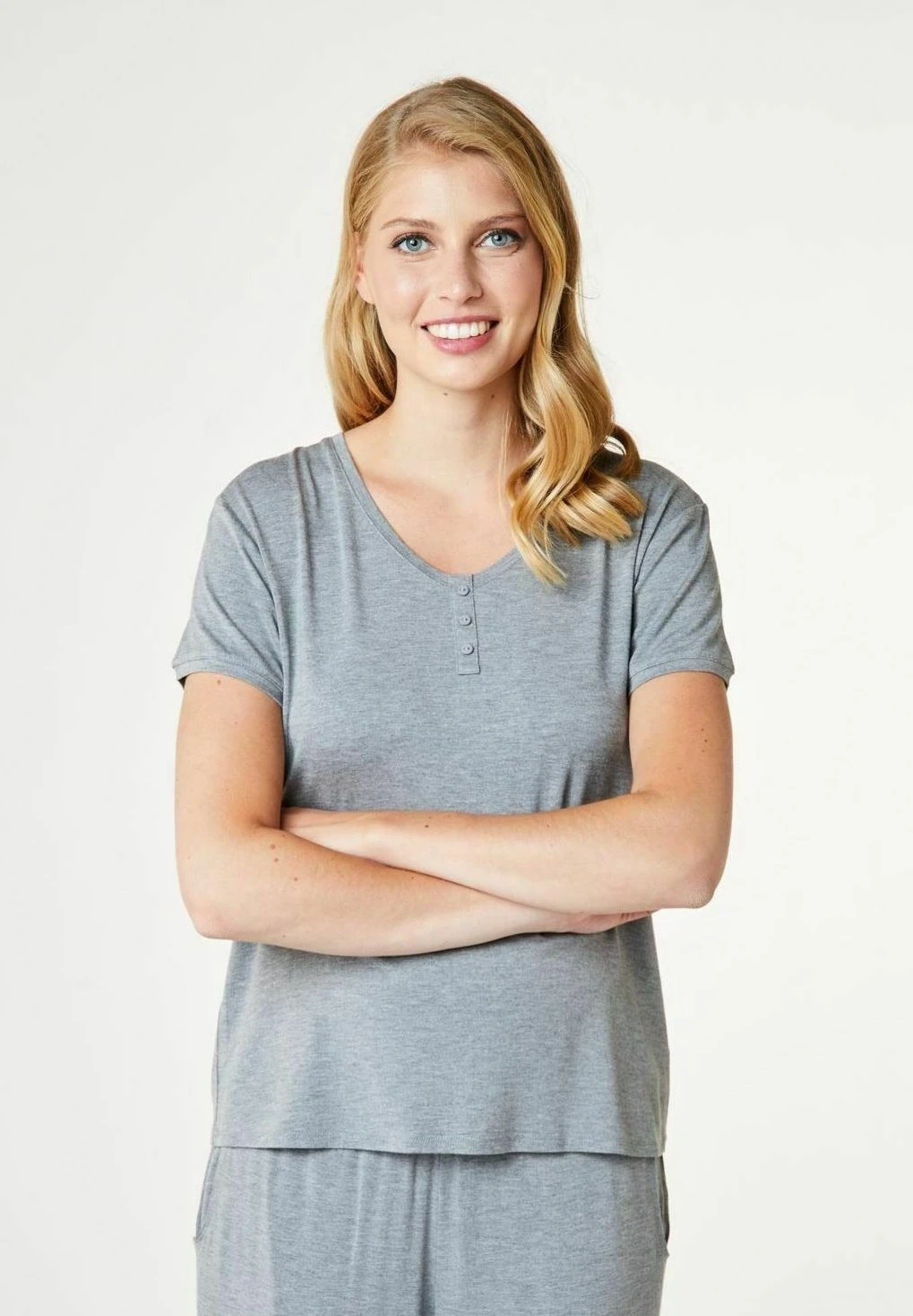 Jordan- Camiseta De Pijama -Grey Melange