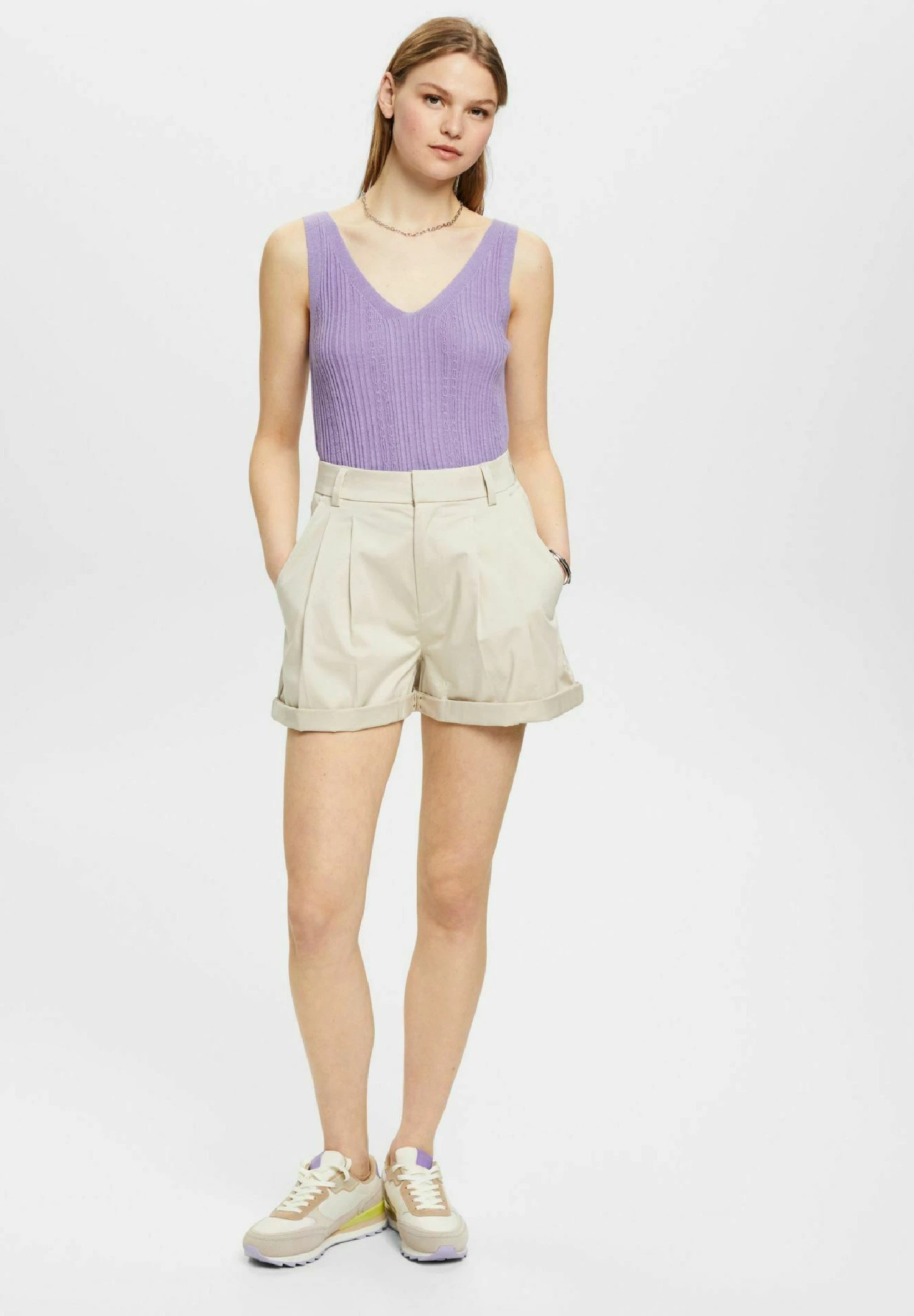 ESPRIT Shorts - Light Taupe - Imagen 4