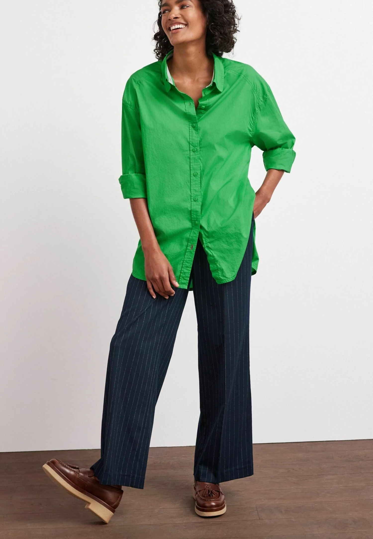 Next Long Sleeve - Camisa - Green - Imagen 4