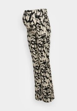 ONLY MATERNITY Olmgrid Lua Flared Pant - Pantalones - Black/Grid