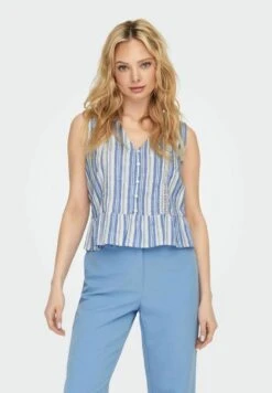 ONLY Ärmel Gestreiftes - Blusa - Clear Sky