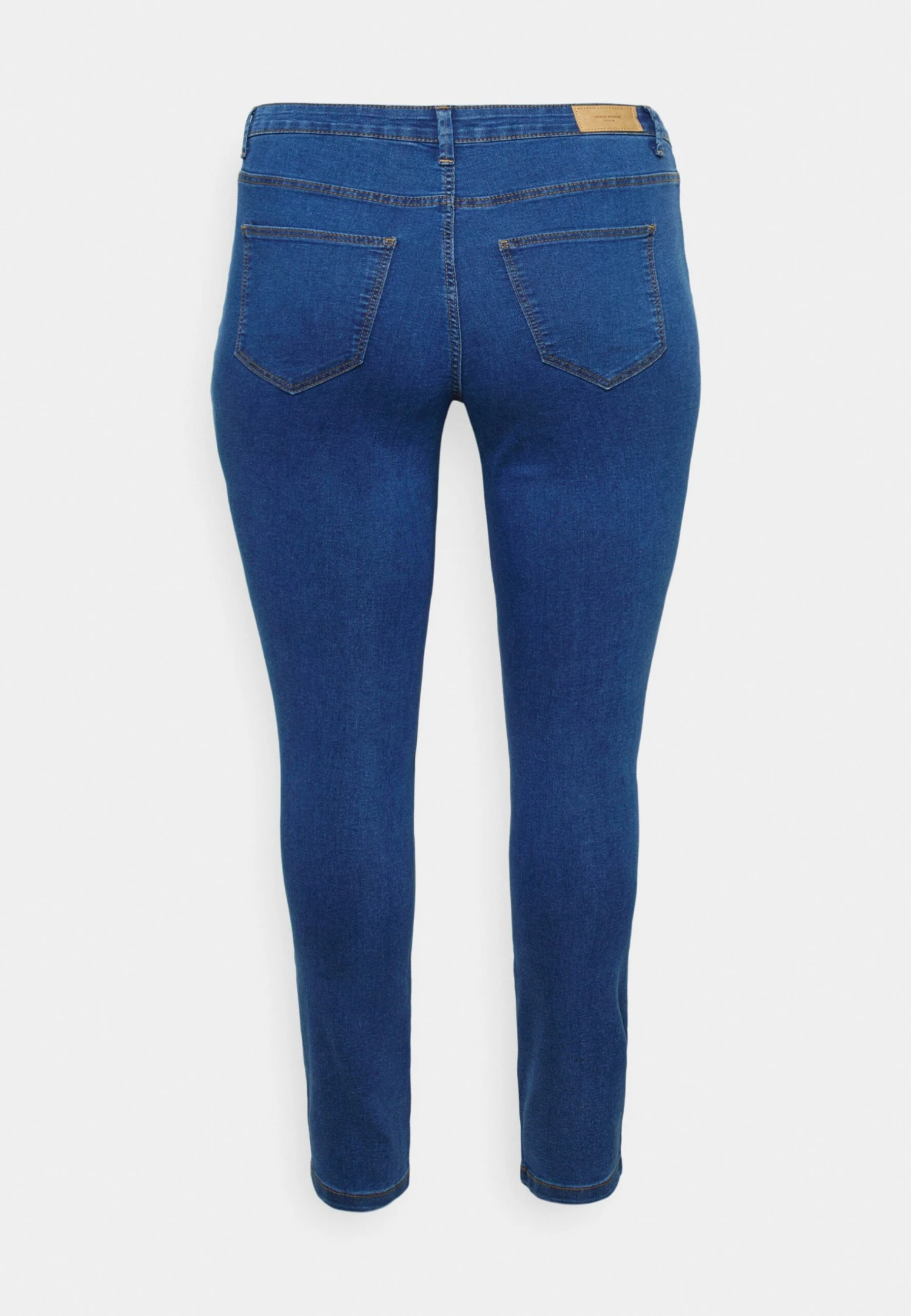 Vero Moda Curve Vmrudy Slim- Vaqueros Slim Fit - Meidum Blue Denim - Imagen 2