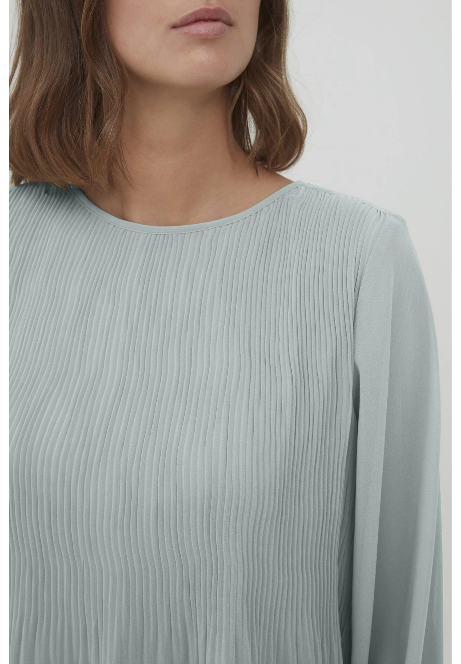 Fransa Frdajaplisse 1 Blouse - Blusa - Abyss - Imagen 3