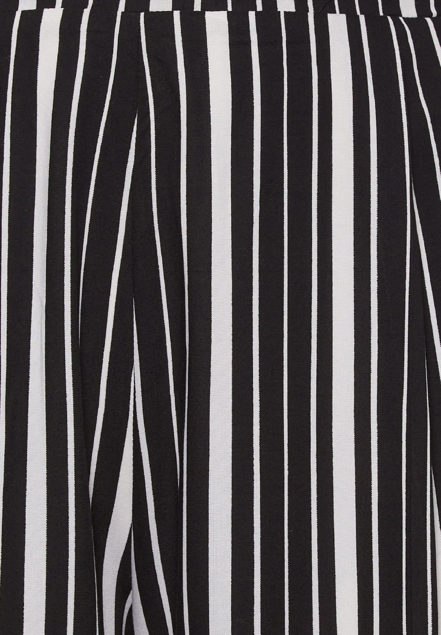 Stripe Print Culottes - Shorts - Black - Imagen 6